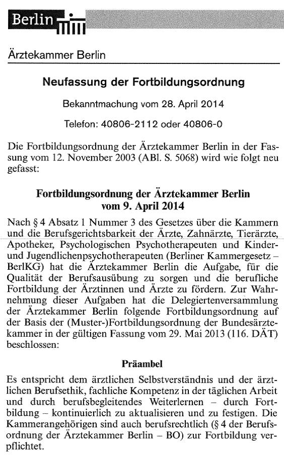 Zertifzierte Fortbildung Zertifzierte Fortbildung